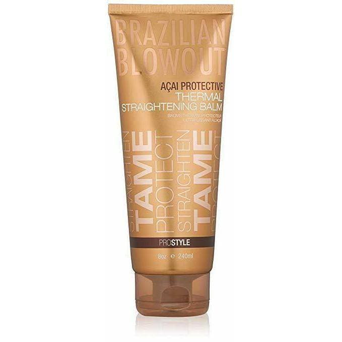 Brazilian Blowout Acai Protective Thermal Straightening Balm 8oz-Plush Salon